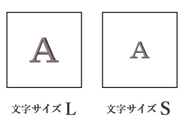 イニシャル刺繍