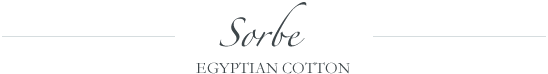 Sorbe egyptian cotton